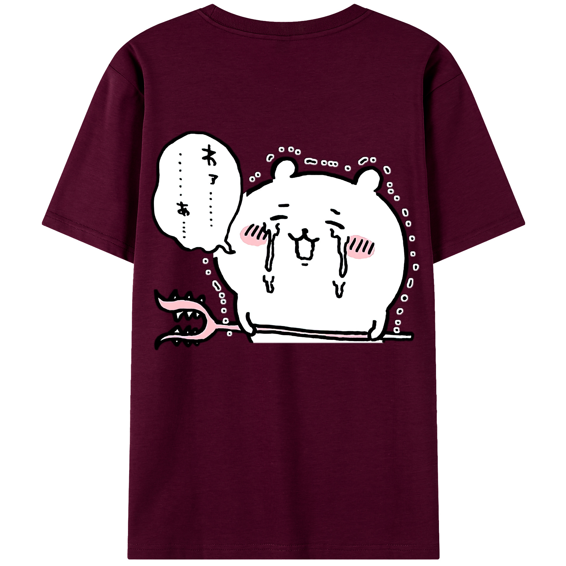 （画像用） ちいかわ ちいかわ Chii-kawa chiikawa レディース半袖Tシャツ(バックプリント)